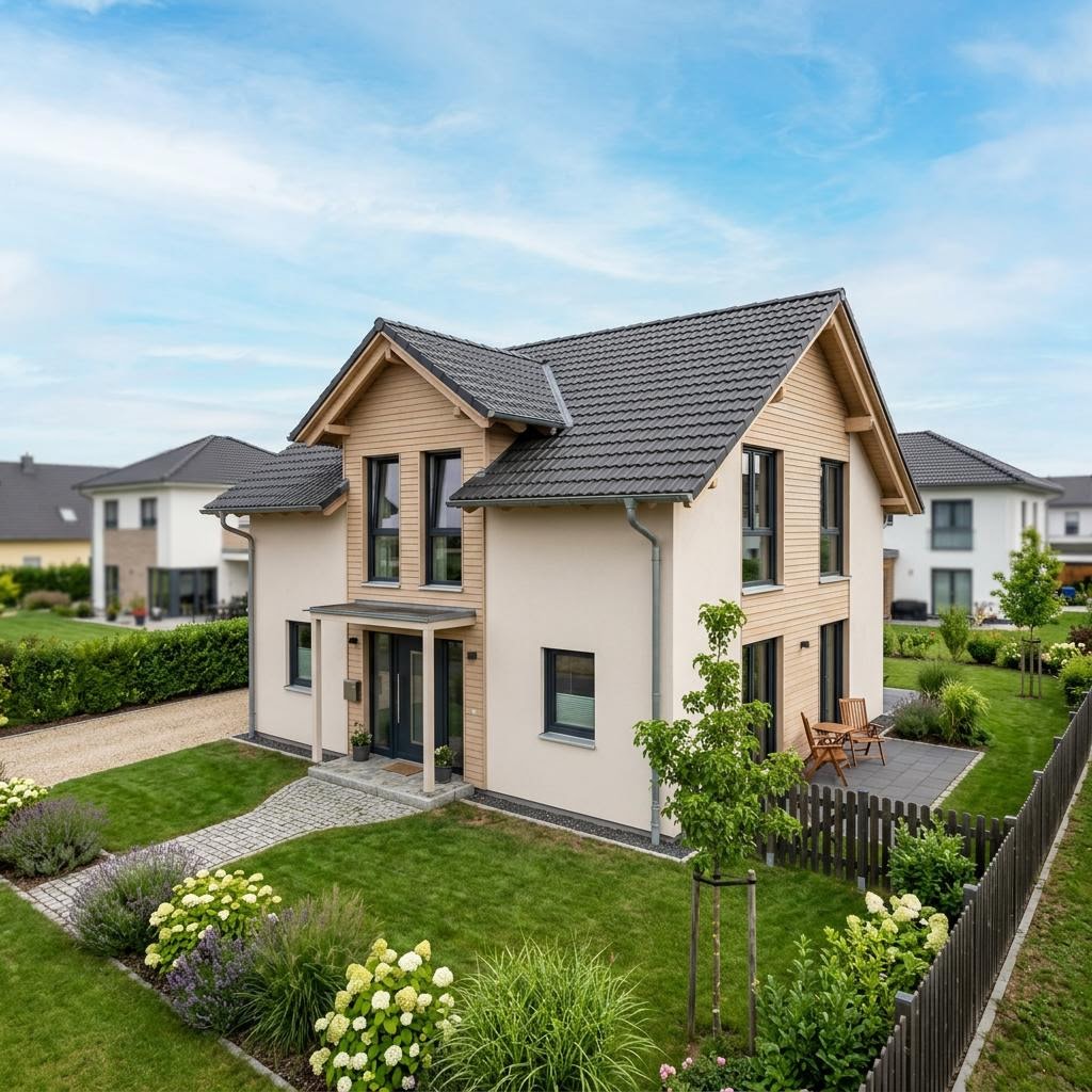 Bausatzhaus Bausatzhaus Solo 120 von allkauf haus — Satteldach, 120 m²