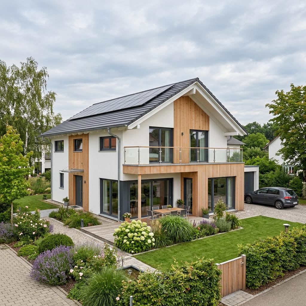 Ausbauhaus Starthaus 118 von allkauf haus mit Satteldach — günstiges Fertighaus mit 118 m²