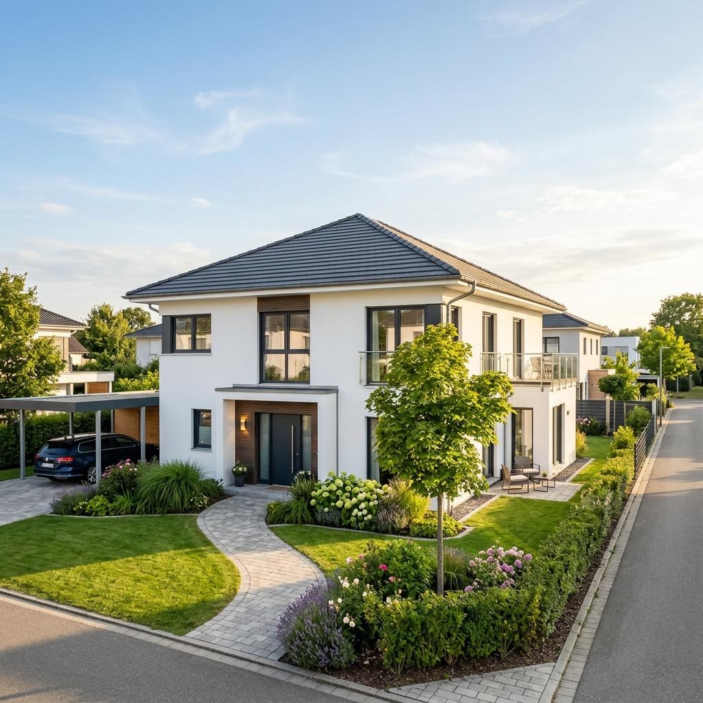 Stadtvilla Concept 168 von Bien-Zenker mit Walmdach