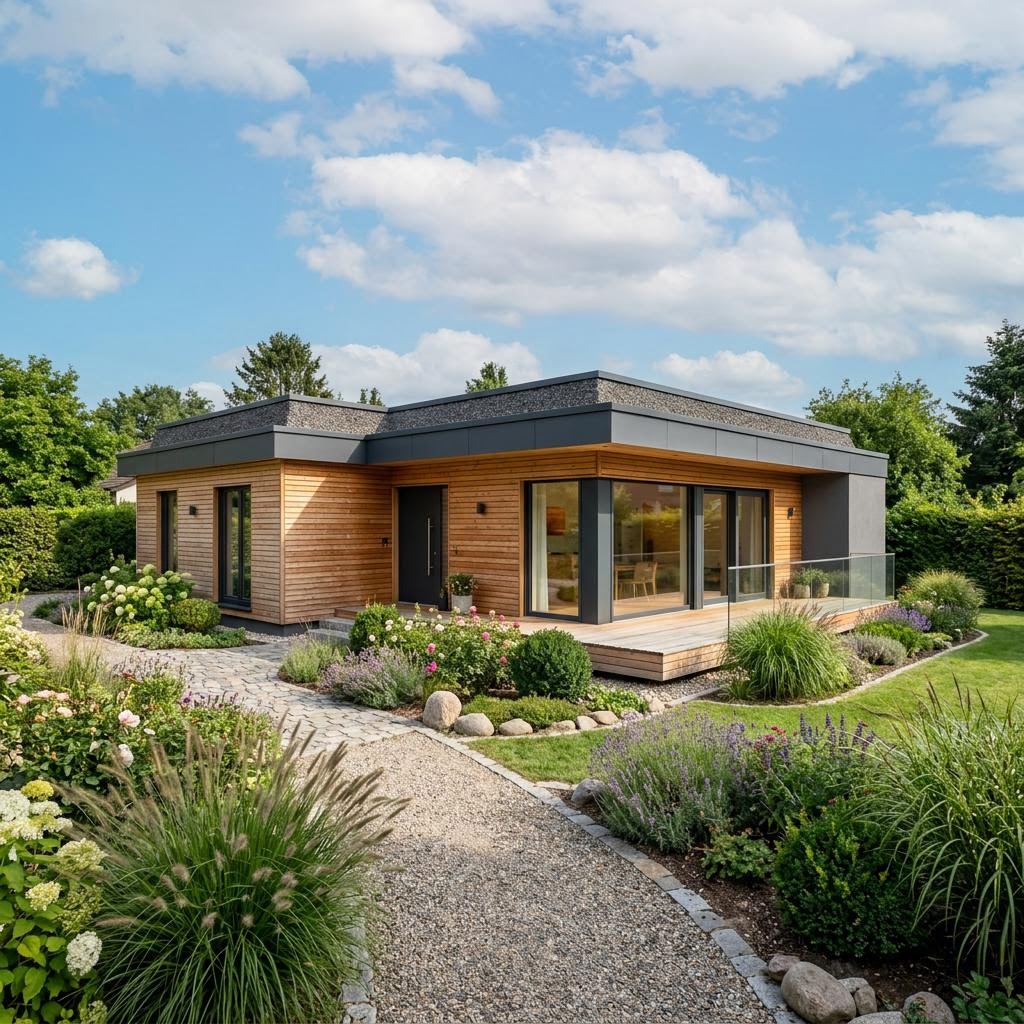 Bungalow Bungalow S96 BASIC von Vario-Haus Deutschland — Holztafelbau mit rund 96 m²