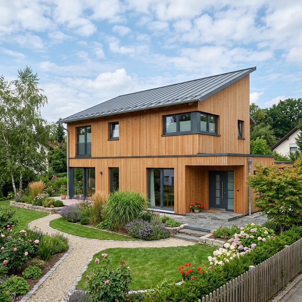 Einfamilienhaus Waldkante 134 von ECO System HAUS — Holzrahmenbau mit rund 134 m²