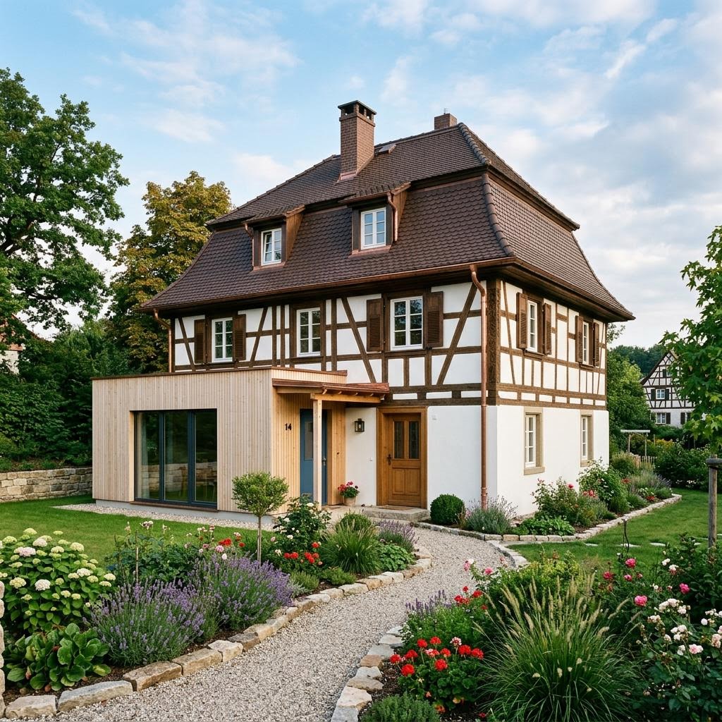 Fachwerkhaus Fachwerkhaus Kate 128 Ausbau von Fuhrberger Fachwerkhaus — Fachwerk in Eiche mit rund 128 m²