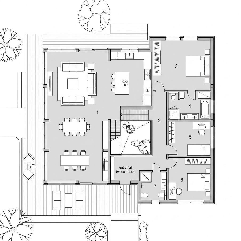 Grundriss ART 4 – 197 m² Fachwerkhaus mit 5 Zimmern