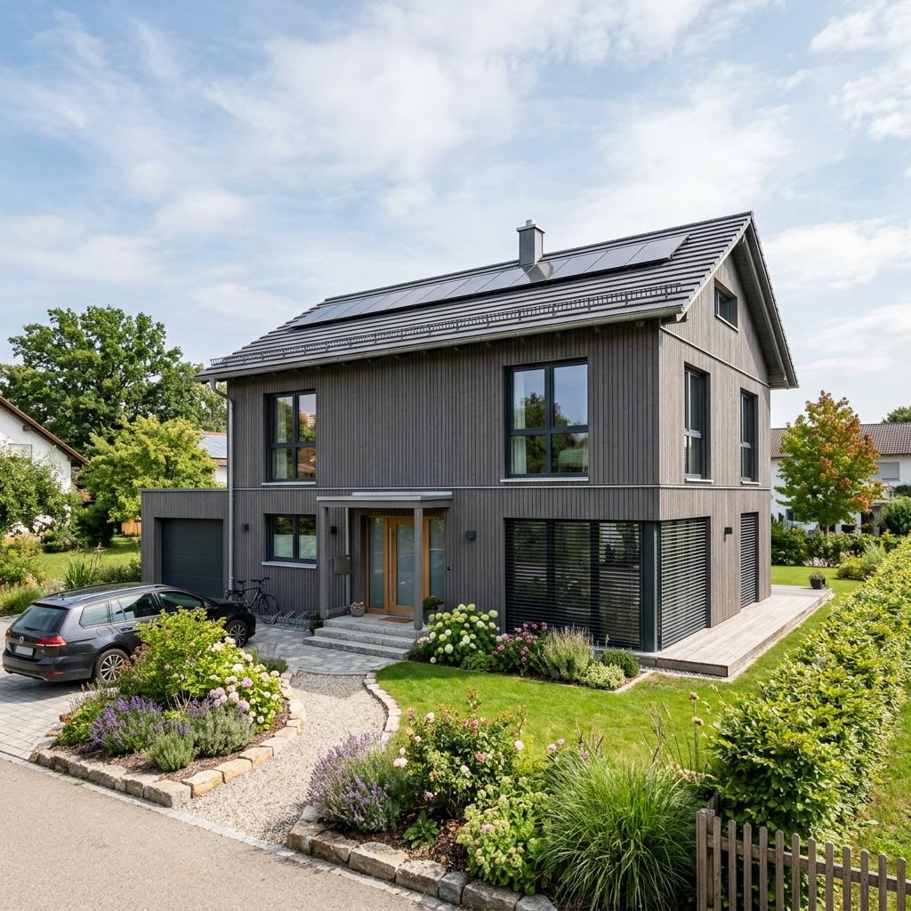 Einfamilienhaus Solid 168 von KAMPA — Fertighaus mit rund 168 m²