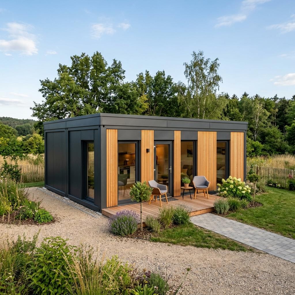 Conliving Wohncontainer W5 – Fertighaus Preis pro m²