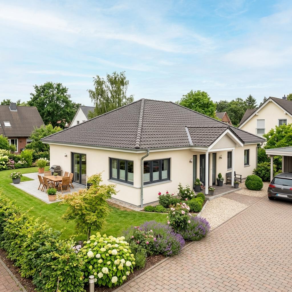 Bungalow SH 120 WB von ScanHaus Marlow — Holztafelbau mit 120 m²
