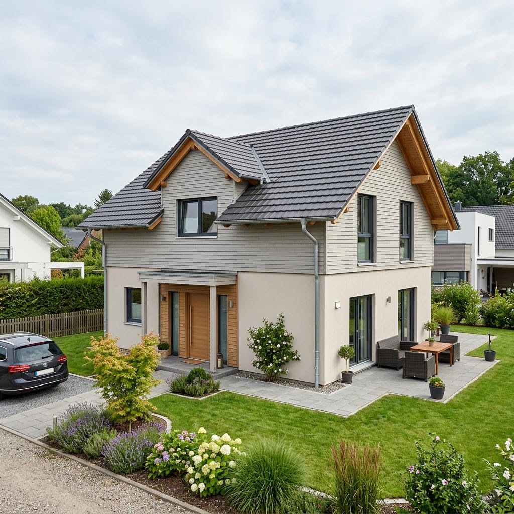 Ausbauhaus SHA 2 von ScanHaus Marlow — Holztafelbau mit 140 m²