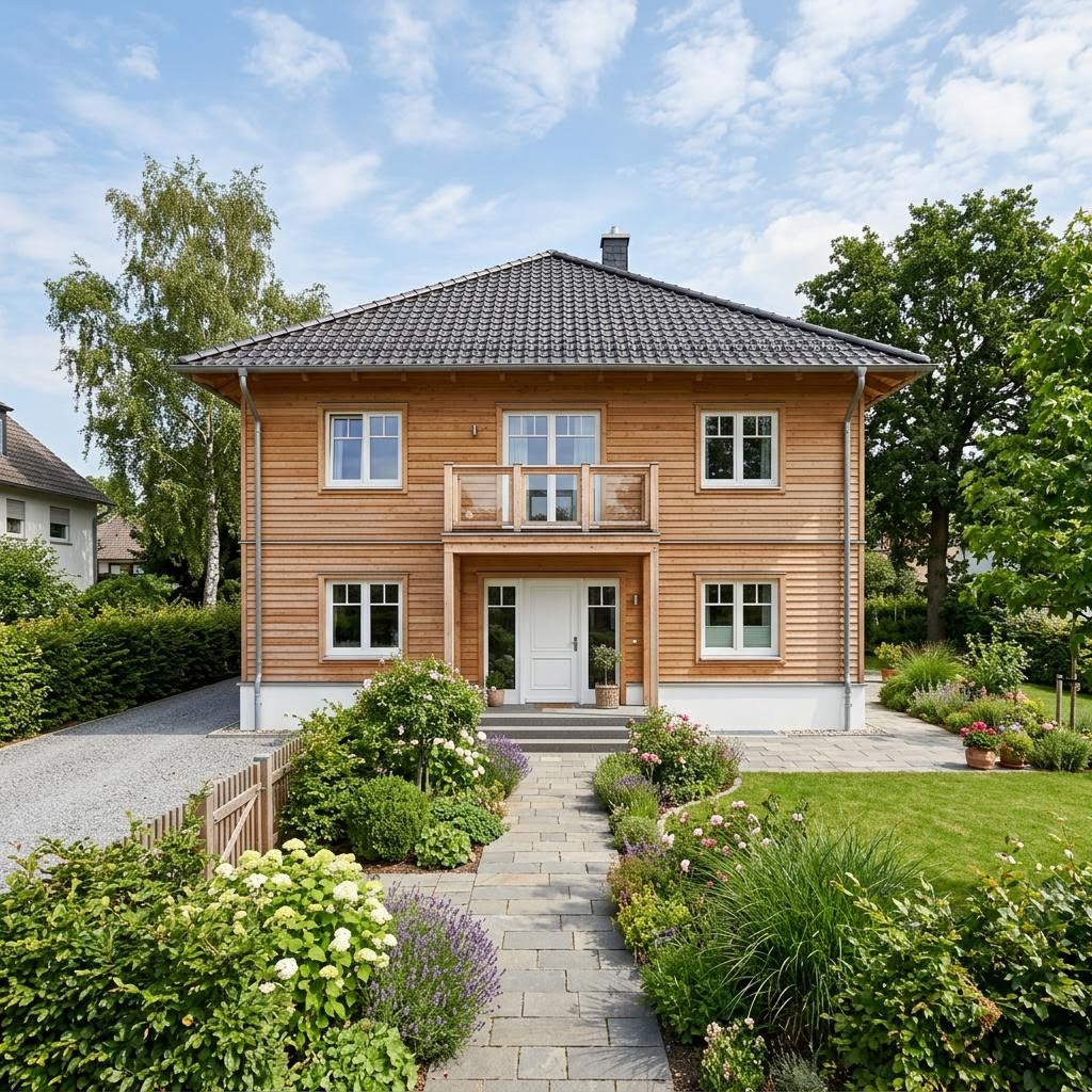 Stadtvilla Stadthaus Carree 148 von Albert Haus — Fertighaus in Holztafelbau mit rund 148 m²