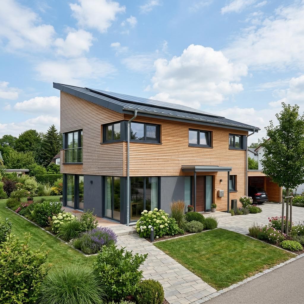Stadtvilla Esprit 138 Pult von Bärenhaus — Fertighaus in Holztafelbau mit rund 138 m²
