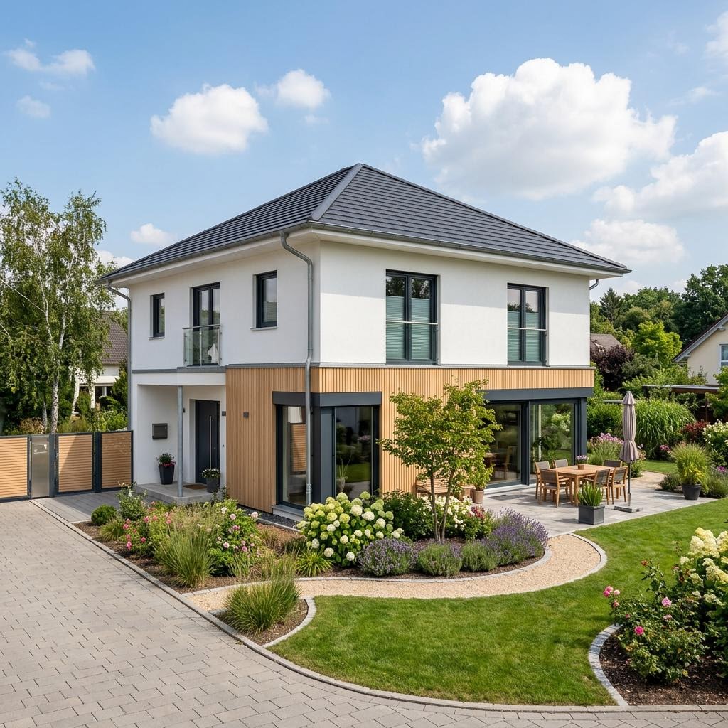 Stadtvilla Homestory Stadtvilla 162 von LEHNER HAUS — Holzfertighaus mit Zeltdach