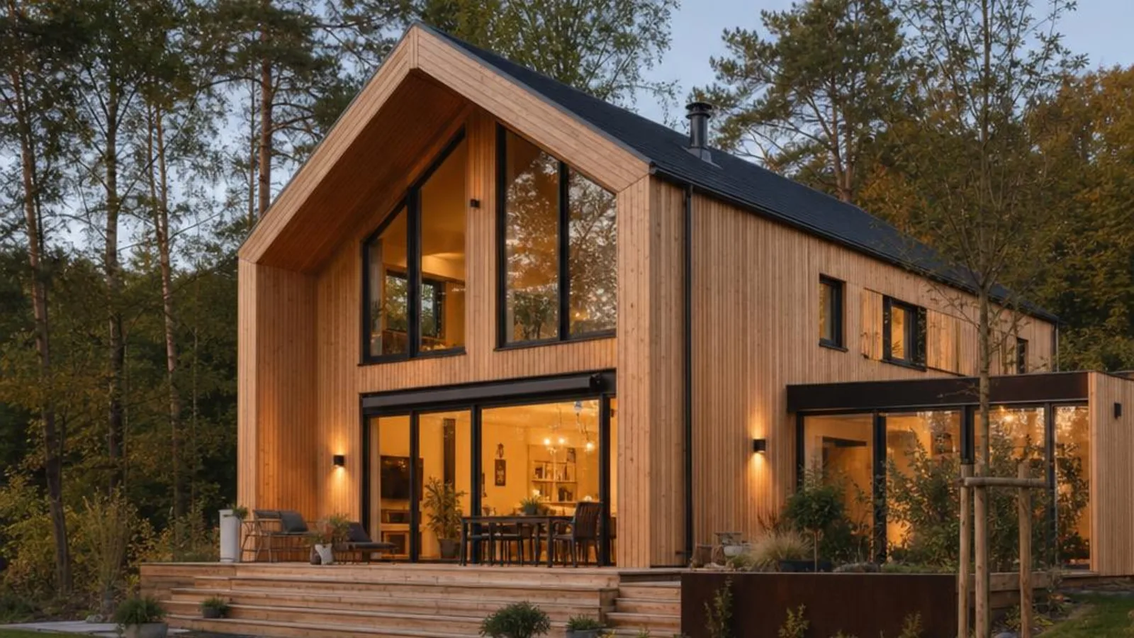 Goldene Stunde Traumhaus